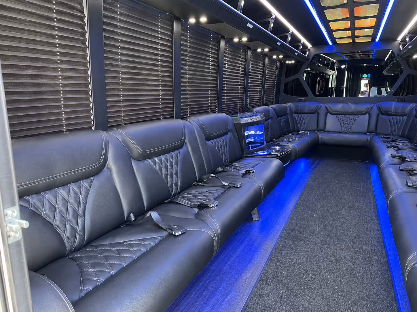28 Passenger Party Bus Inside