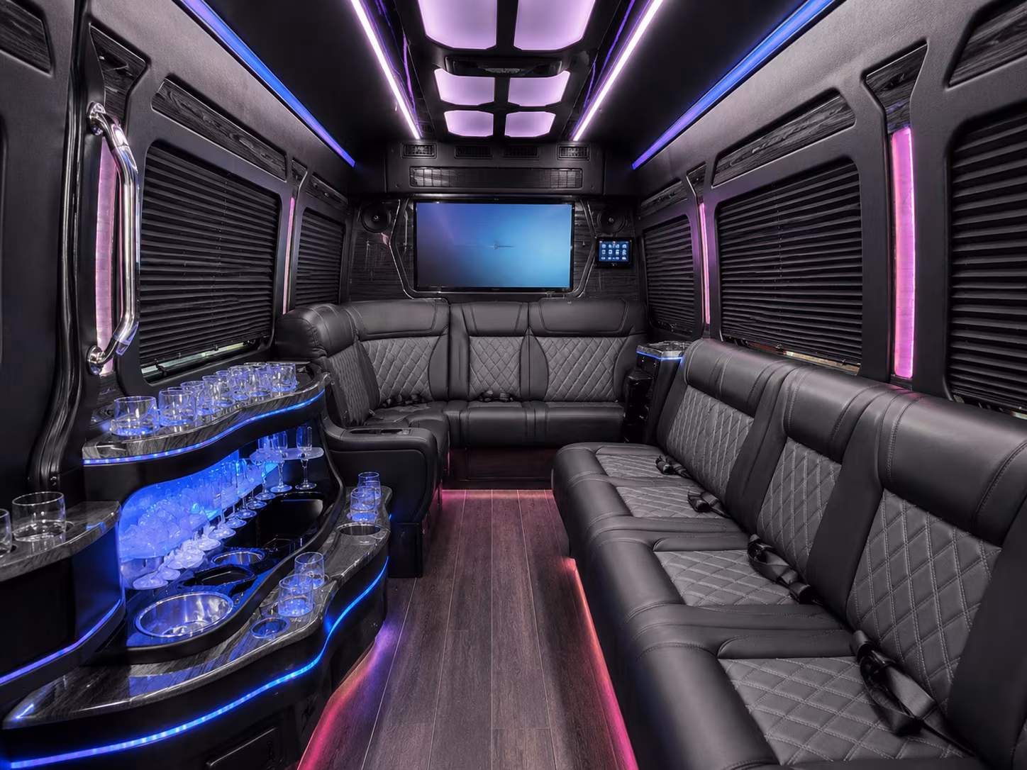 Anchorage anchorage school event bus rental party bus exterior