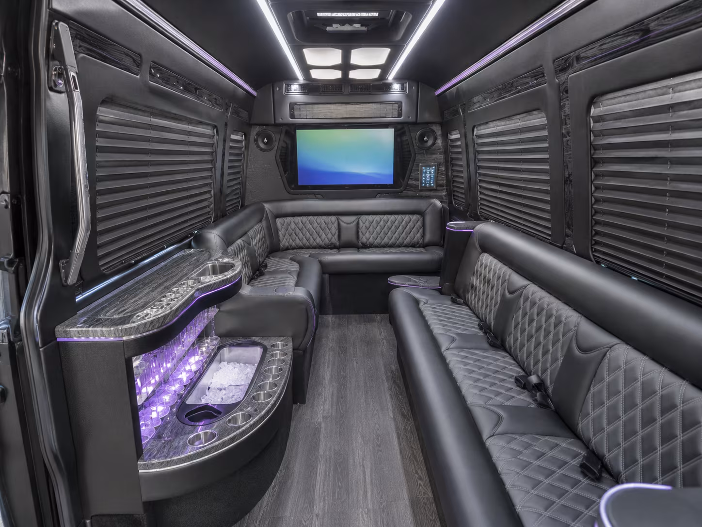 Anchorage anchorage school event bus rental party bus exterior