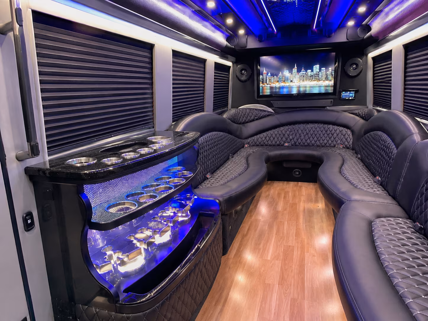 Anchorage anchorage sporting event party bus rental party bus exterior