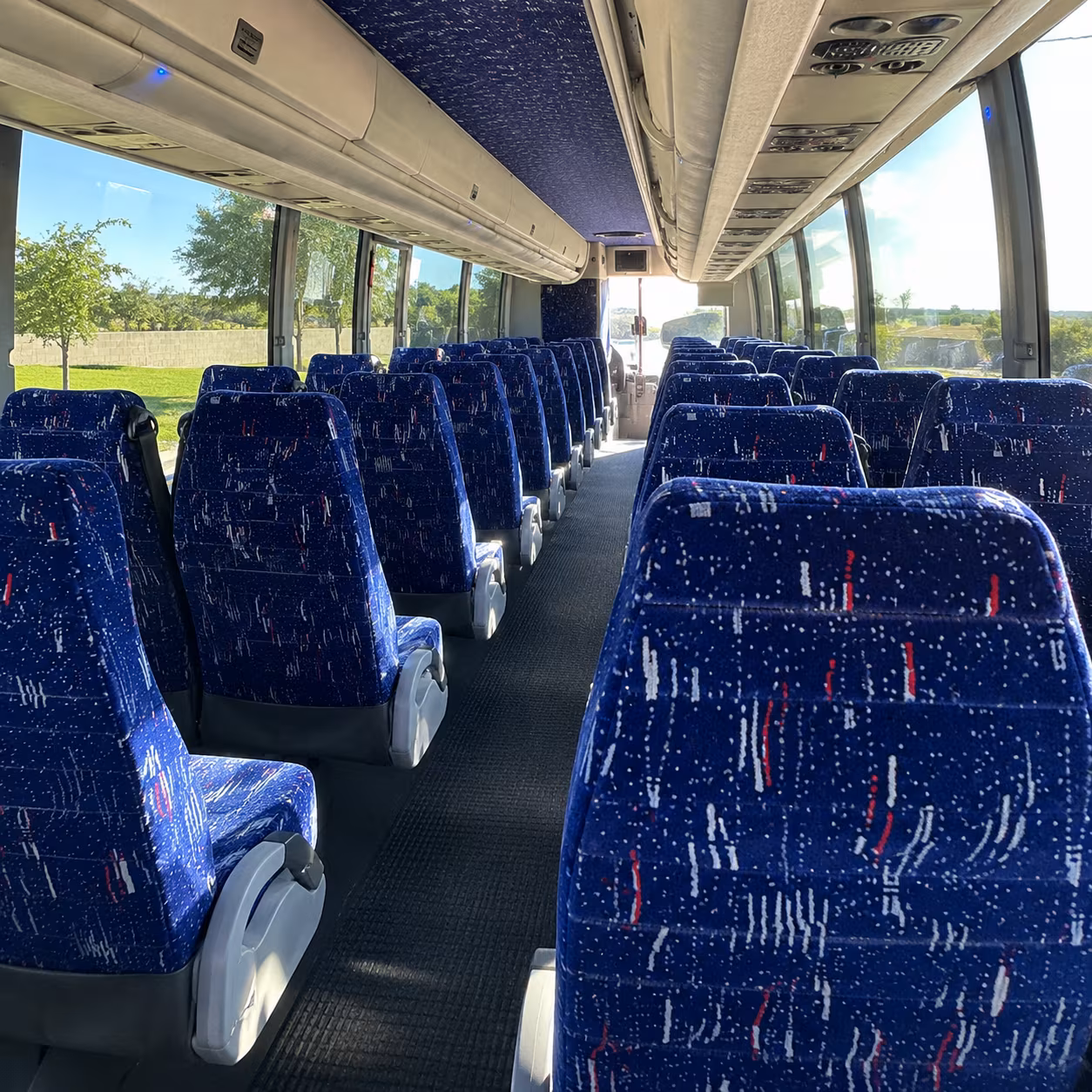 Anchorage Corporate Transportation party bus interior