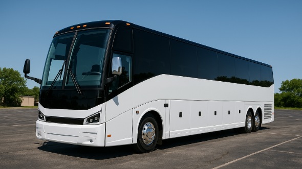 Exterior of Charter Bus Company Hope's 40 Passenger Party Bus in Hope