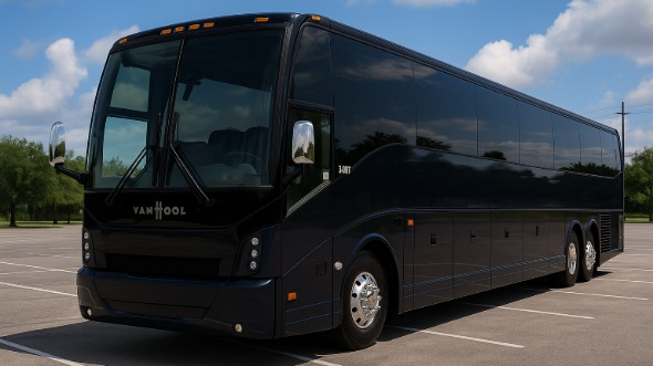 Exterior of Charter Bus Company Portage's 40 Passenger Party Bus in Portage